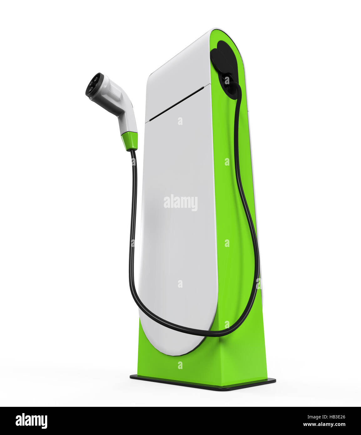 Il veicolo elettrico stazione di carica Foto Stock