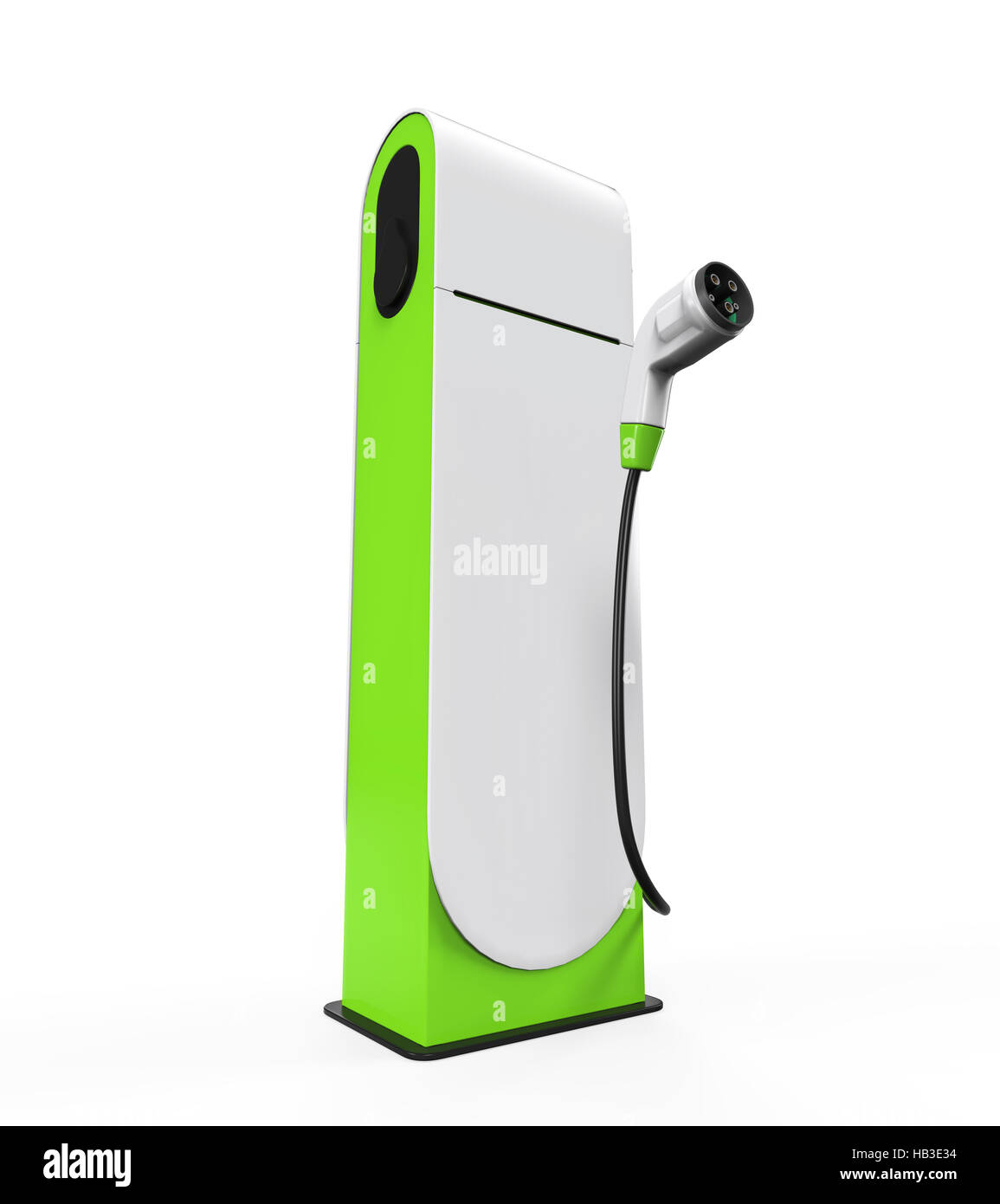 Il veicolo elettrico stazione di carica Foto Stock