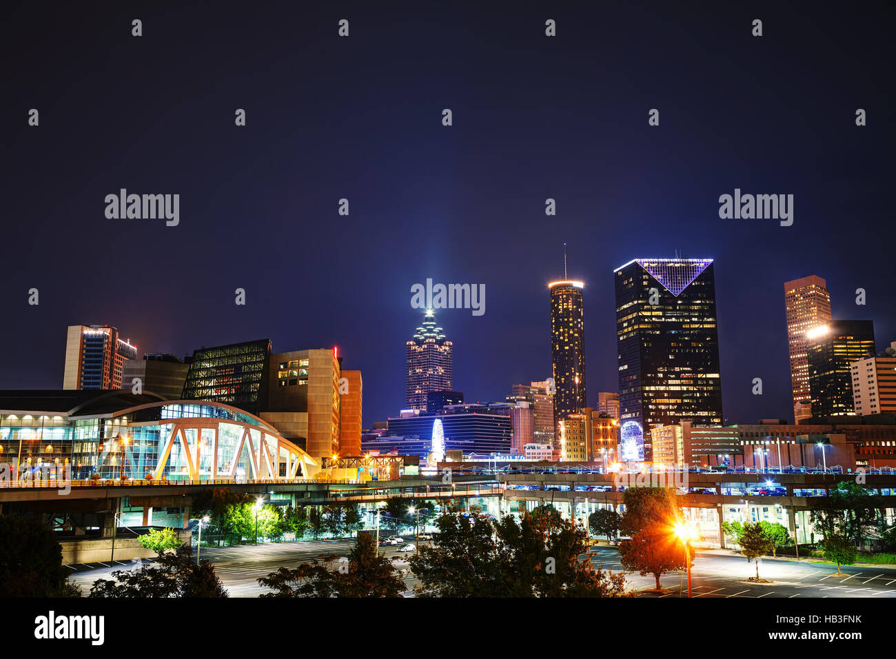 Il centro cittadino di Atlanta, Georgia Foto Stock