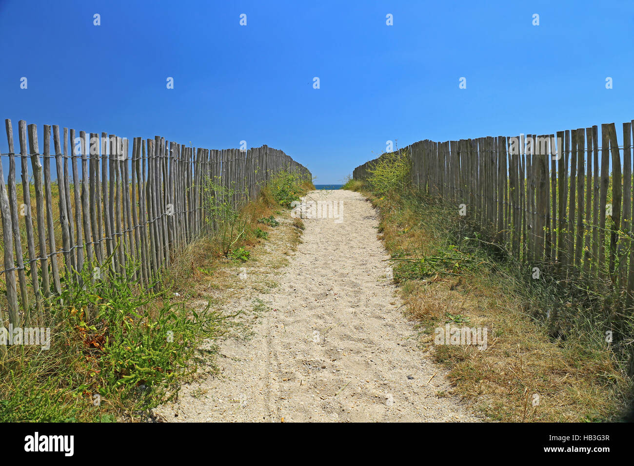 Accesso alla spiaggia in legno immagini e fotografie stock ad alta ...