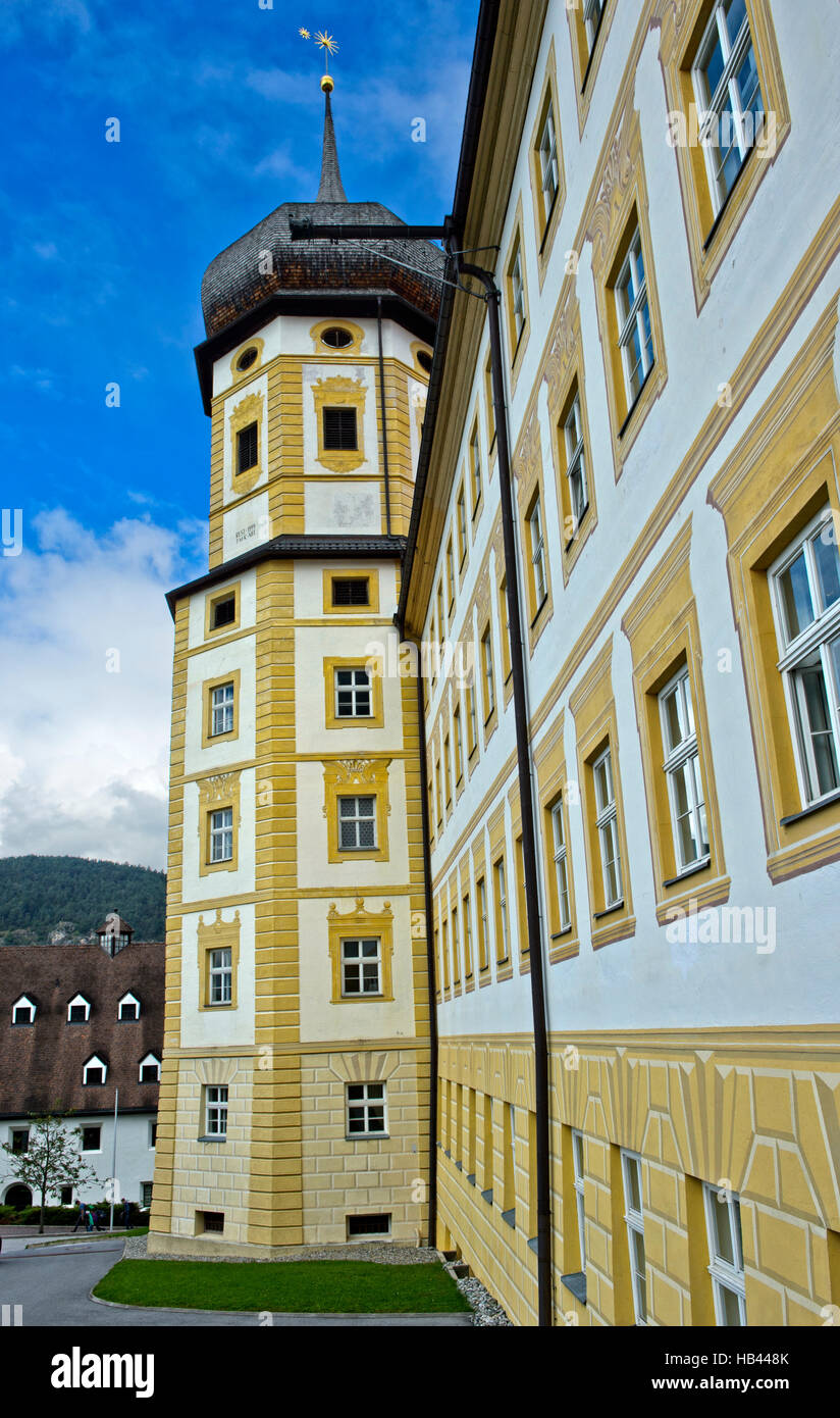 Onion torre del Princes' ala, abbazia Stams, Stift Stams, Tirolo, Austria Foto Stock