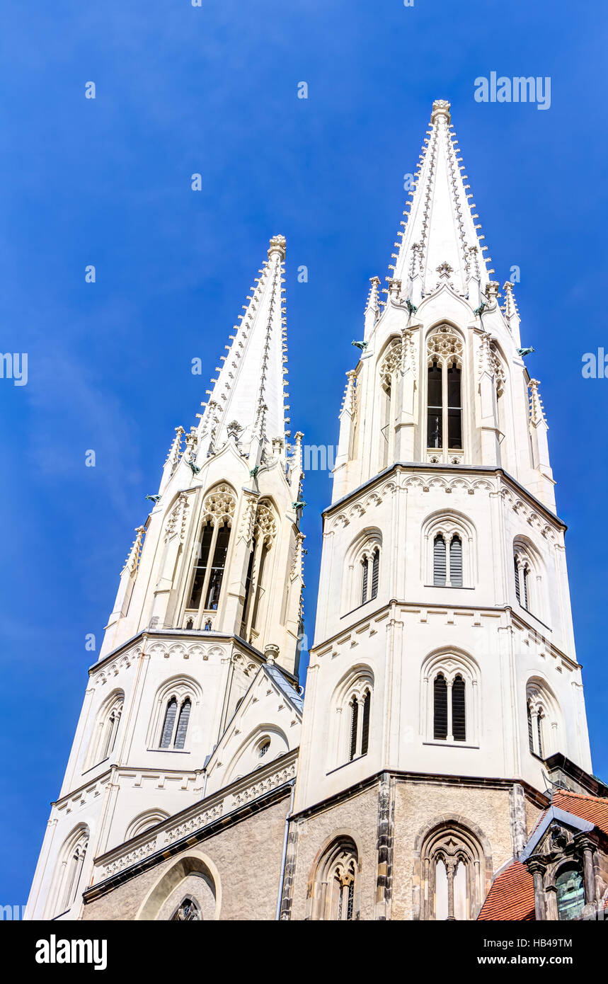 San Pietro e la chiesa di St Paul in Gorlitz Foto Stock