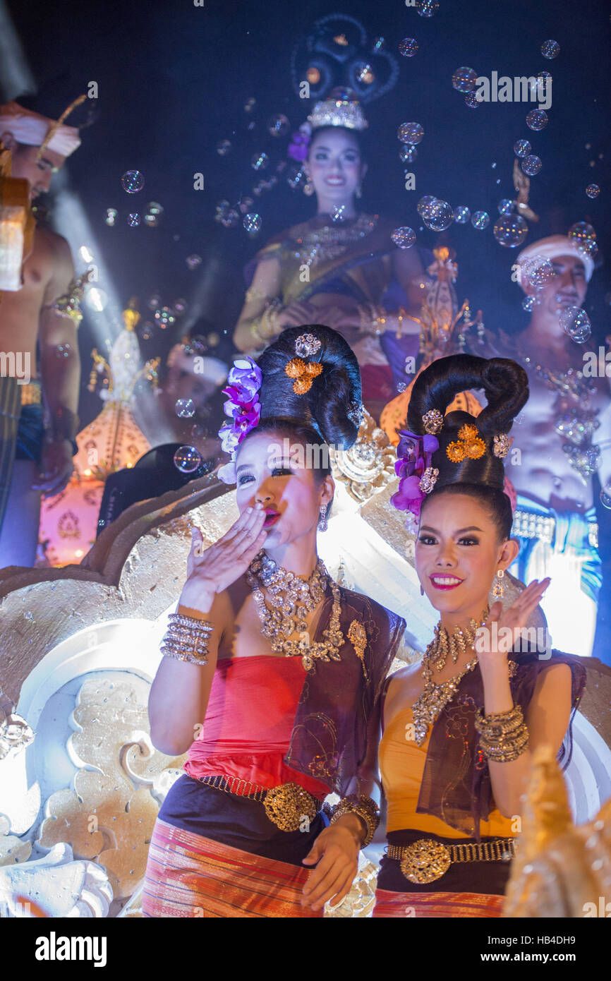 ASIA Thailandia Chiang Loy Krathong FESTIVAL Foto Stock