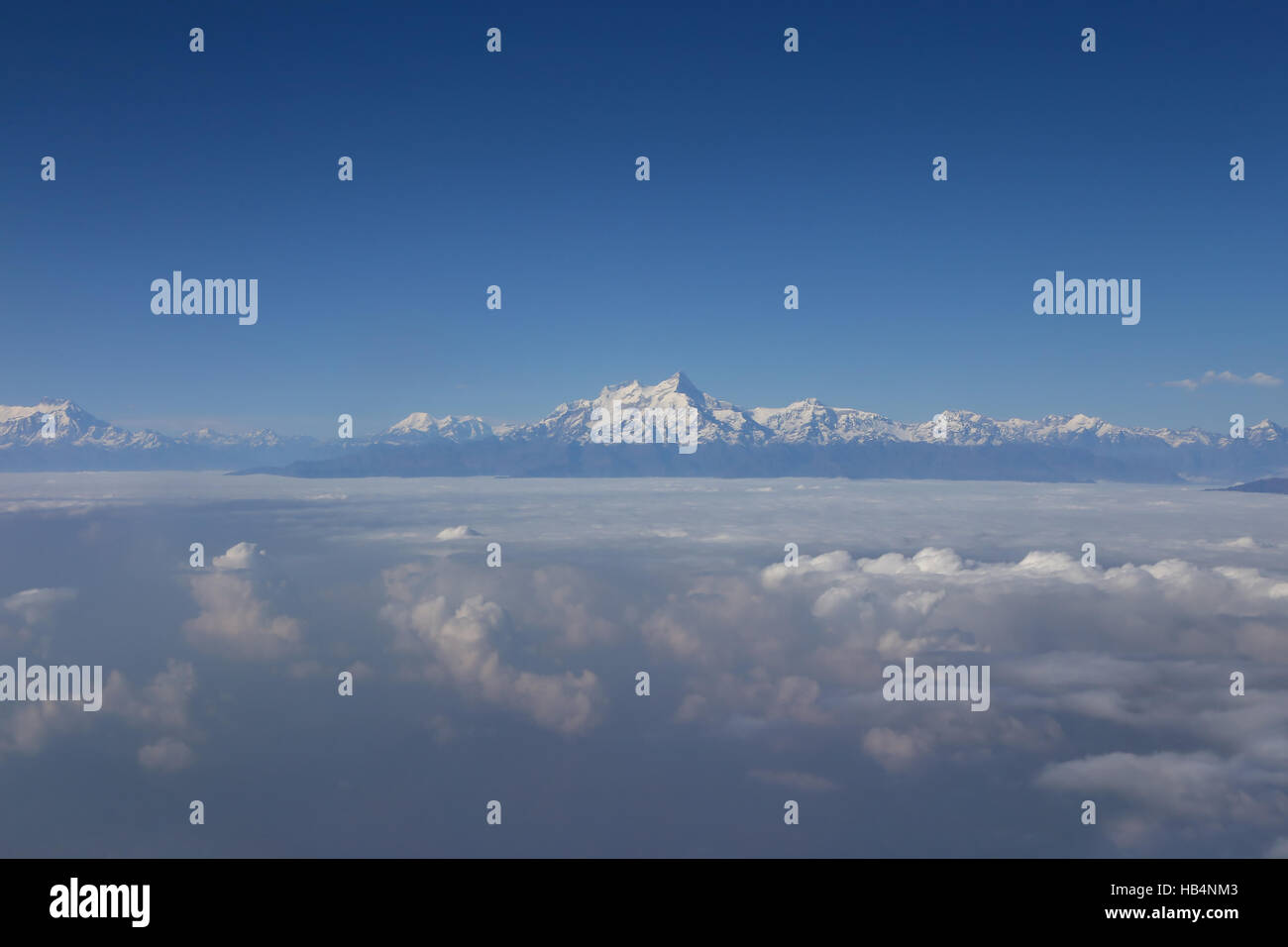 Vista aerea in Himalaya Foto Stock