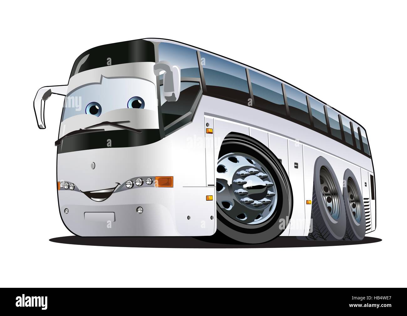 Cartoon Autobus Turistico Foto Stock