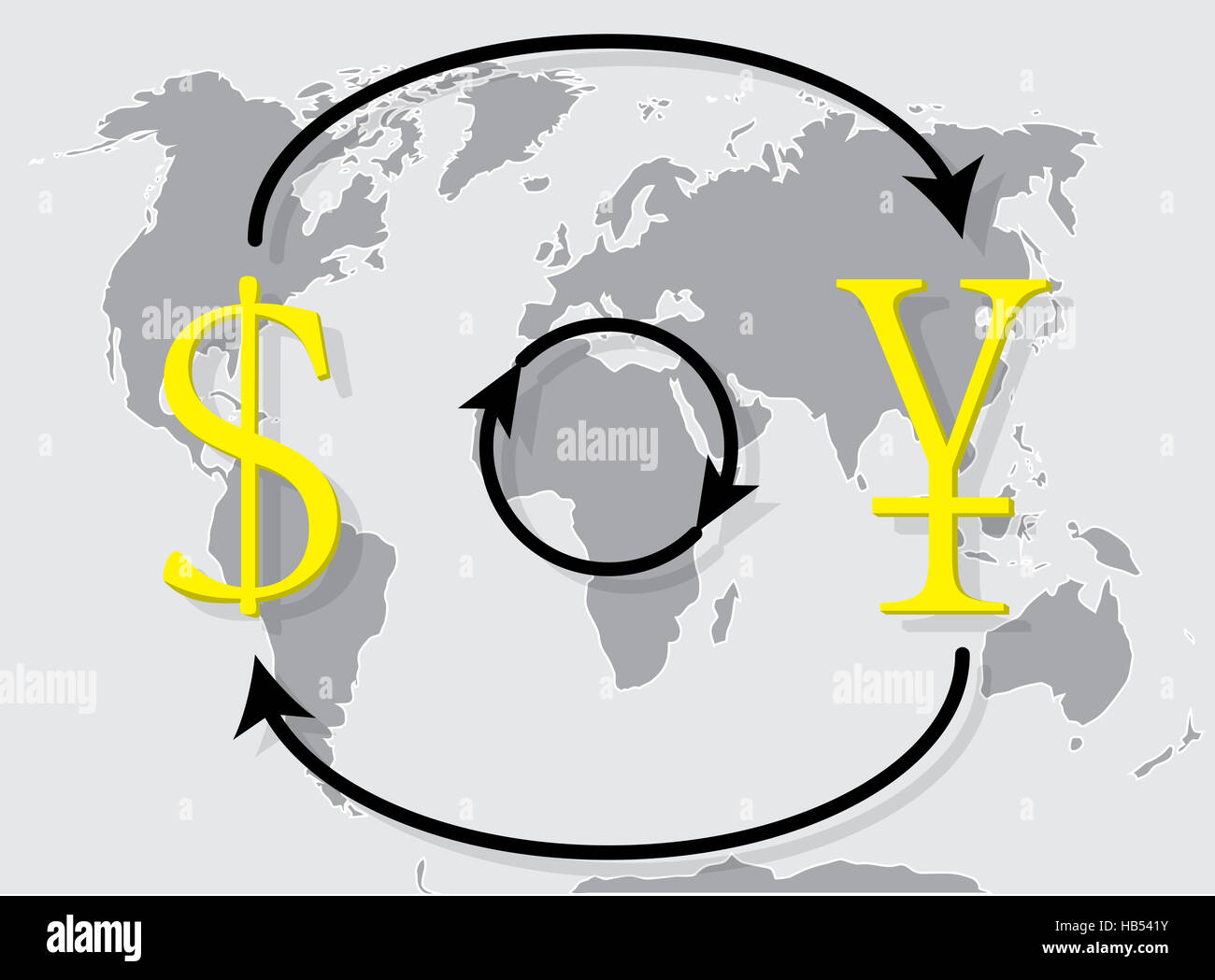 Mappa giapponese del mondo immagini e fotografie stock ad alta