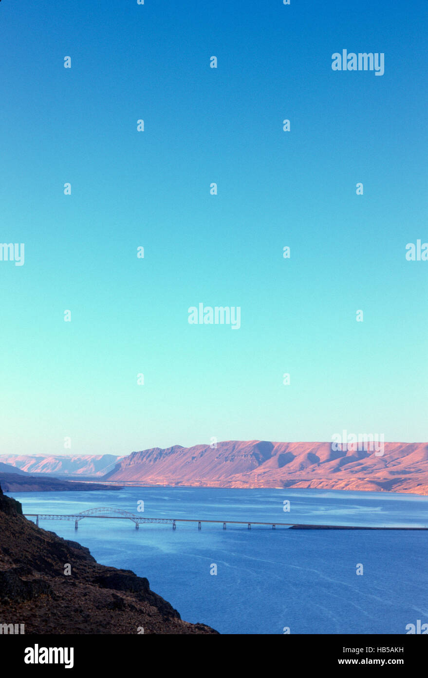 Columbia River, Washington Foto Stock