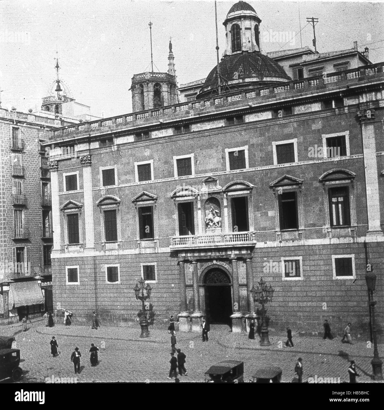 Barcellona Spagna 1926 stadhaus 1920s Foto Stock