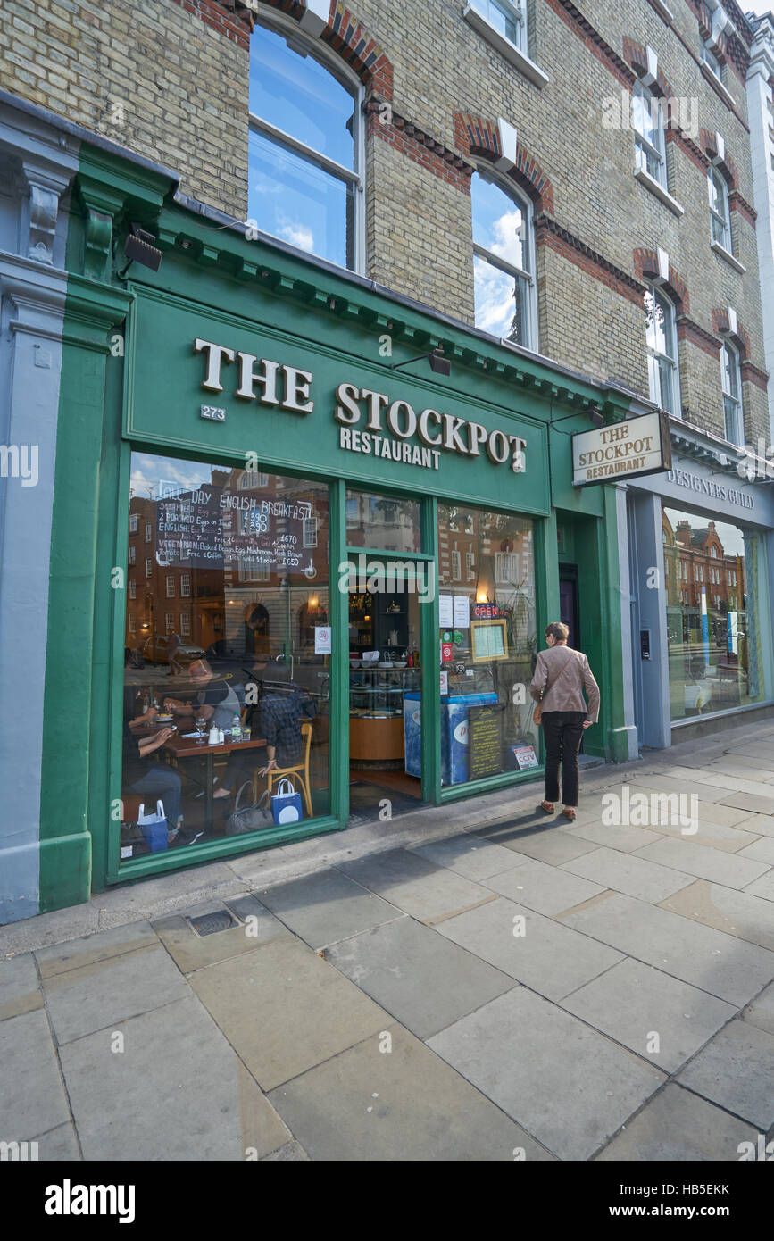 La pentola di Chelsea, ristorante economico, Londra Foto Stock