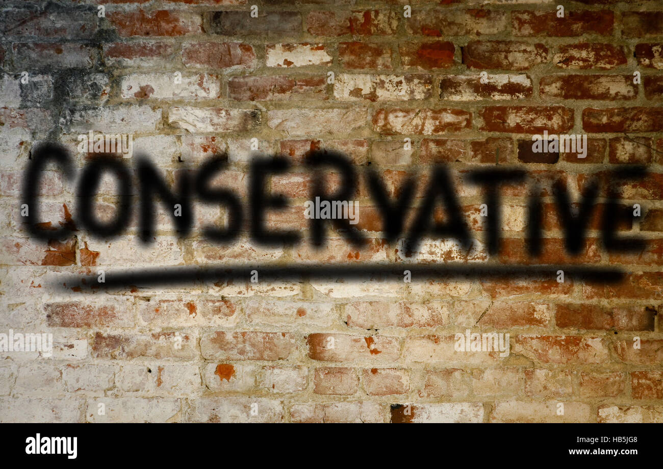 Concetto conservatore Foto Stock
