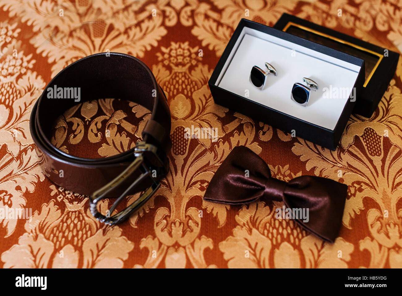 Set di uomini di accessori Foto Stock