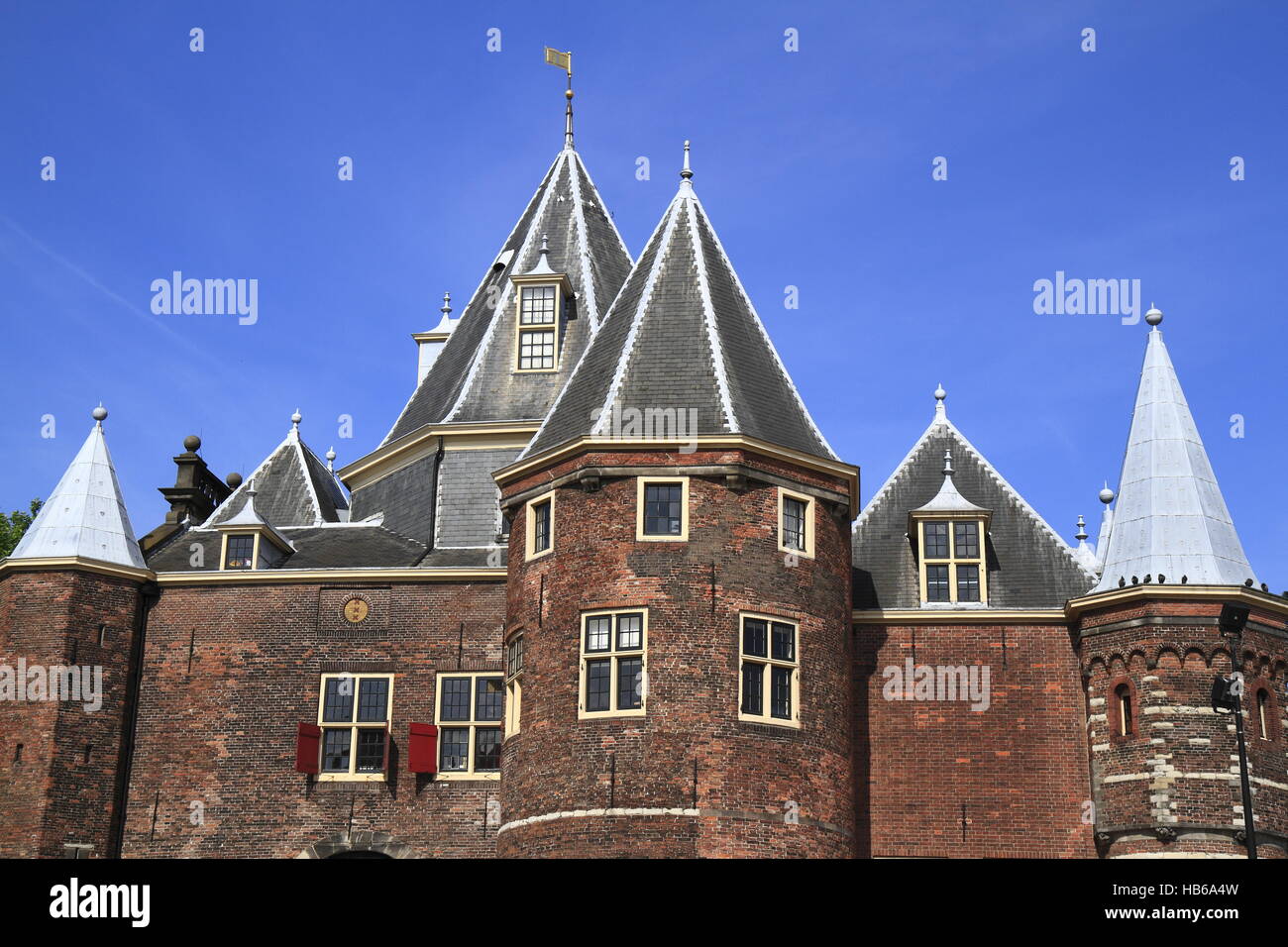 De Waag a Amsterdam Foto Stock