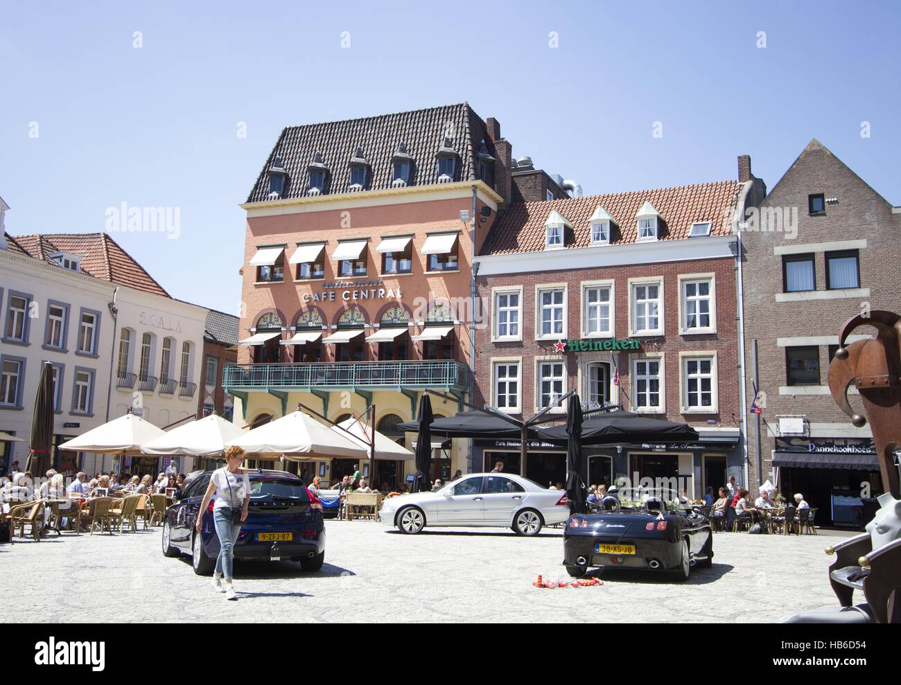 Venlo, Paesi Bassi, Marketplace Foto Stock