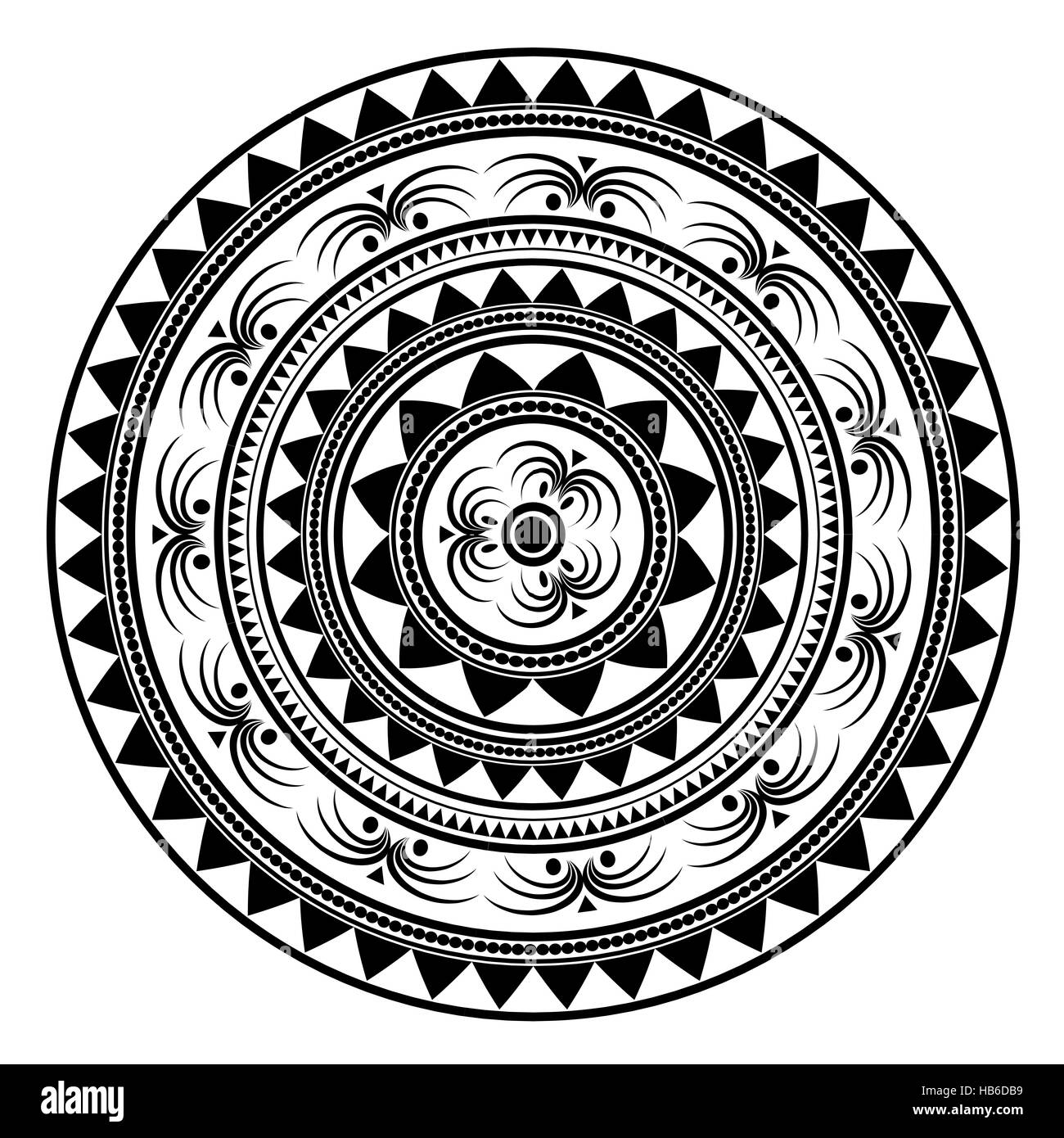 Mandala retro Immagini senza sfondo e Foto Stock ritagliate - Pagina 2 -  Alamy