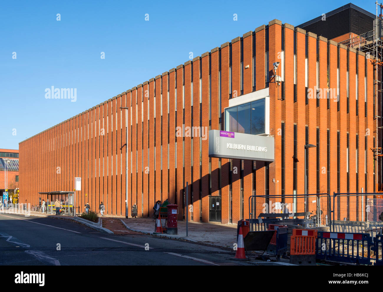 L'edificio di Kilburn, Manchester University Oxford Road, Manchester, UK. Scuola di Informatica. Foto Stock