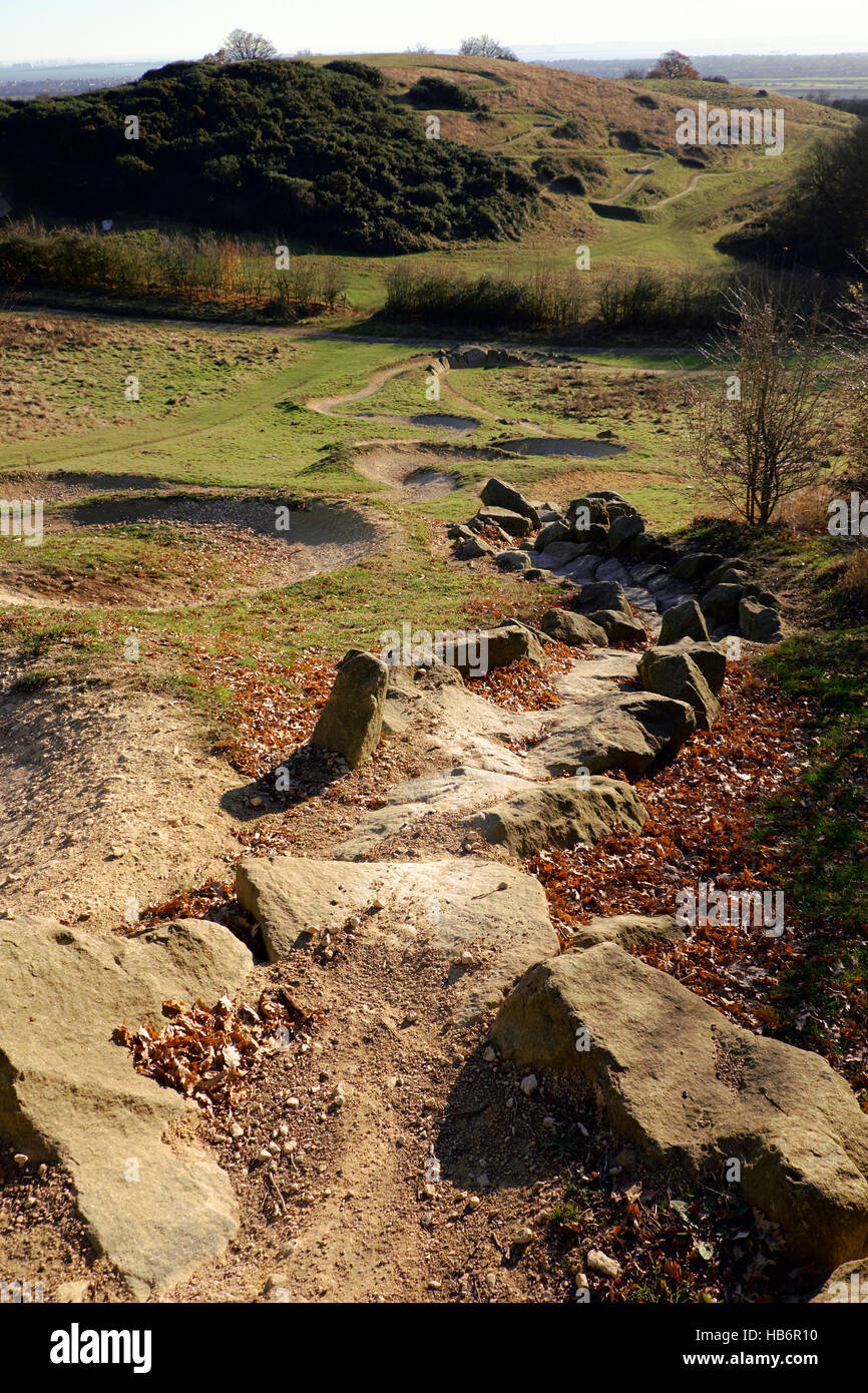 Hadleigh olympic bike park Foto Stock