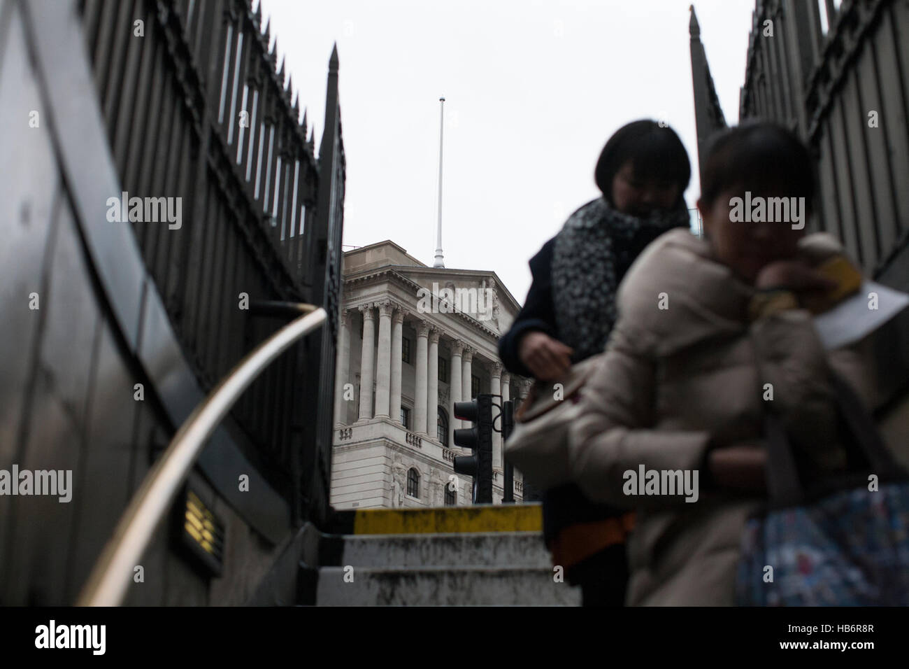 Bank of England, Threadneedle Street London Foto Stock