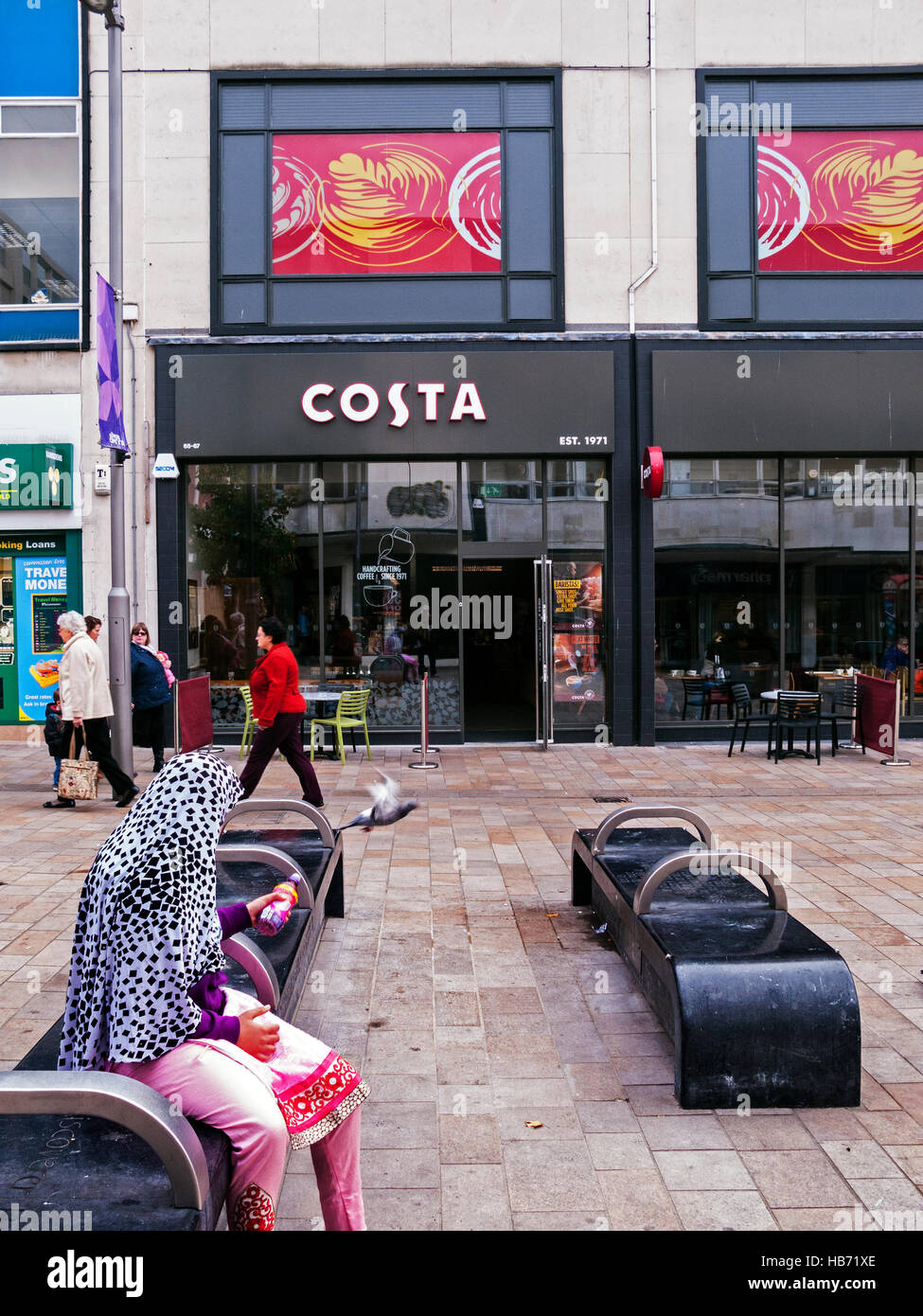 Costa Coffee, Moro, Sheffield Foto Stock