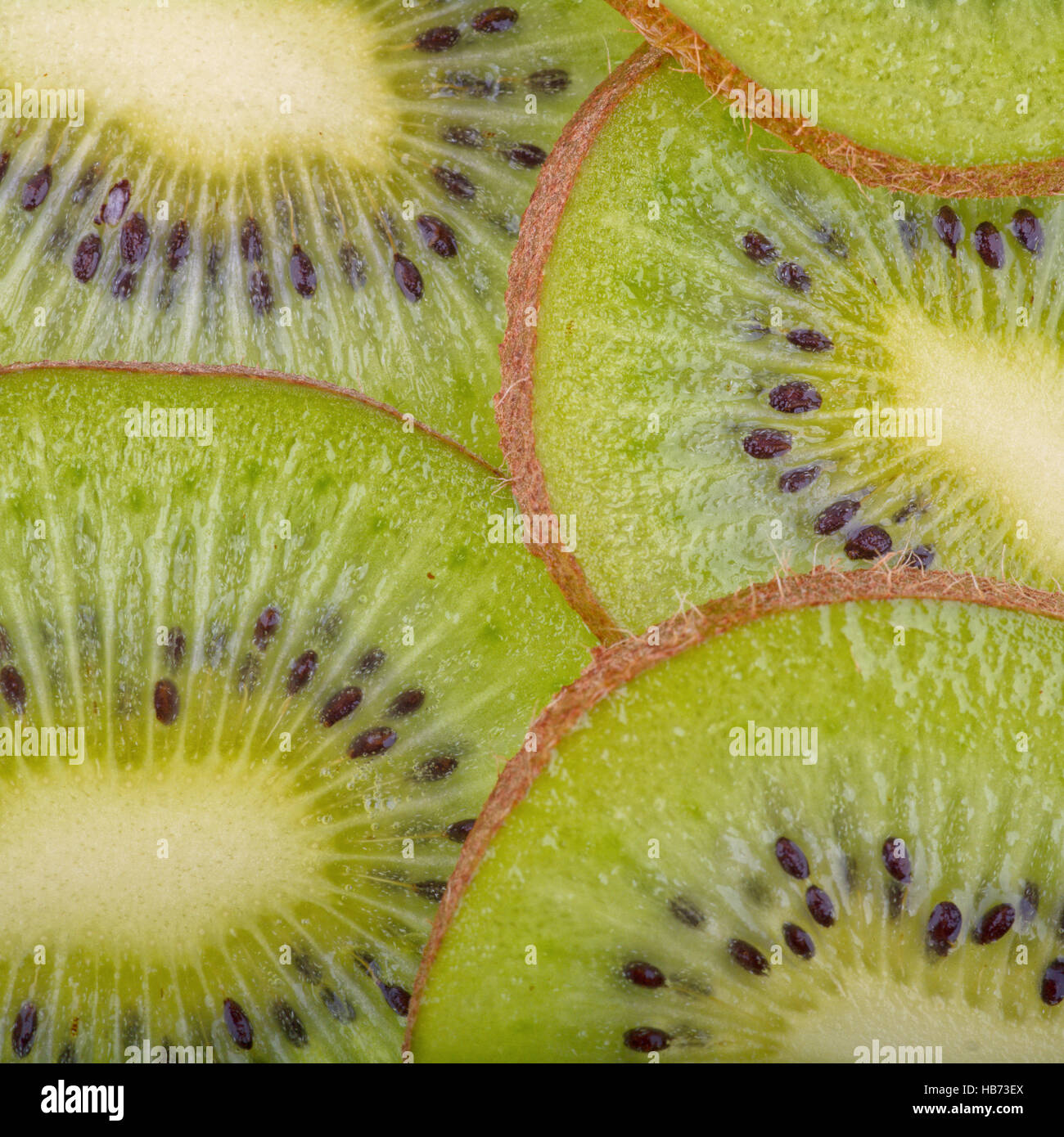 Bella kiwi fette di frutta Foto Stock