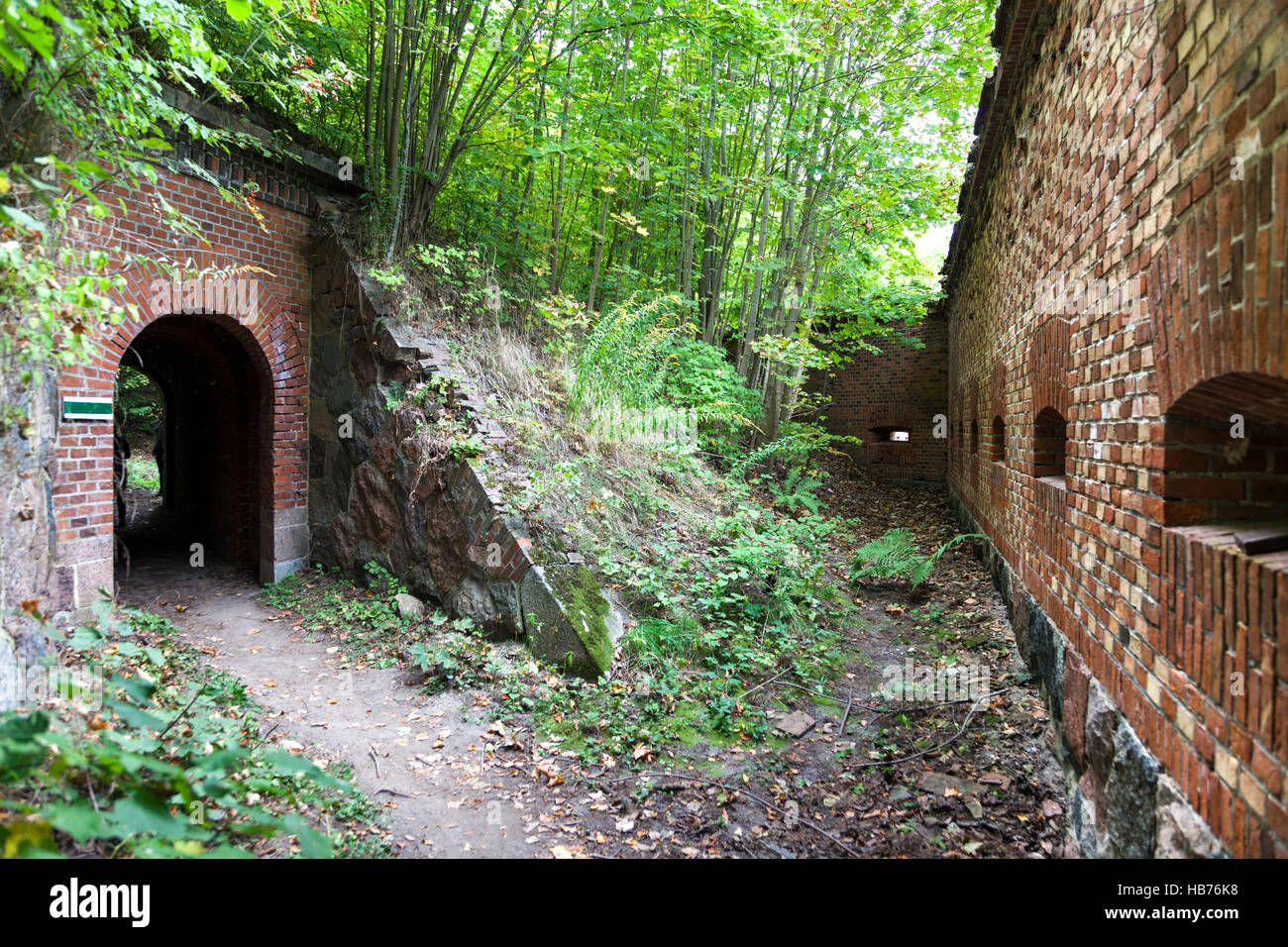 Boyen fortezza nel Gizycko, Polonia Foto Stock