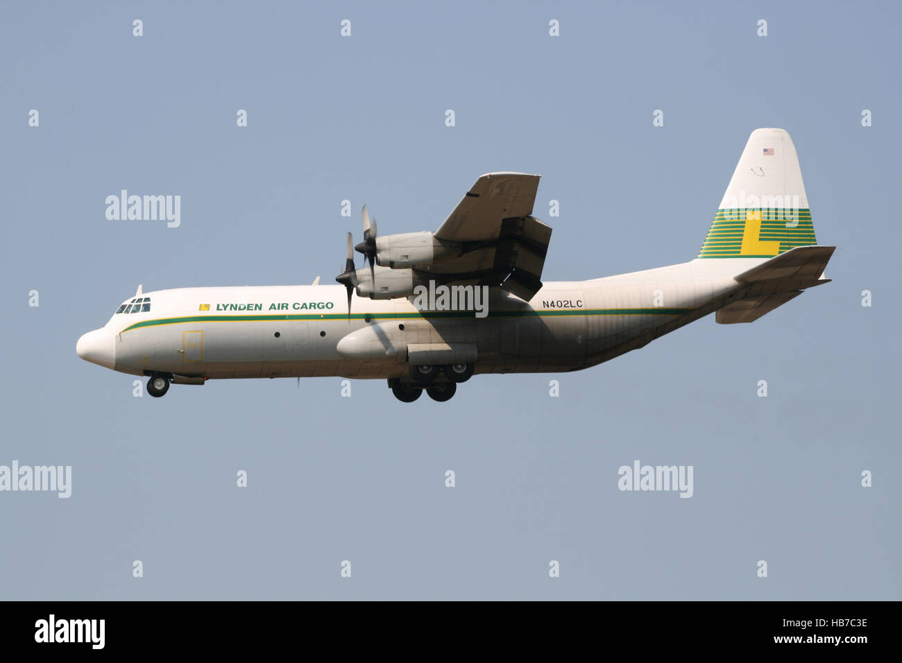 Ramstein/Germania settembre12, 2012: C130 da Lynden Cargo presso ramstein aeroporto. Foto Stock