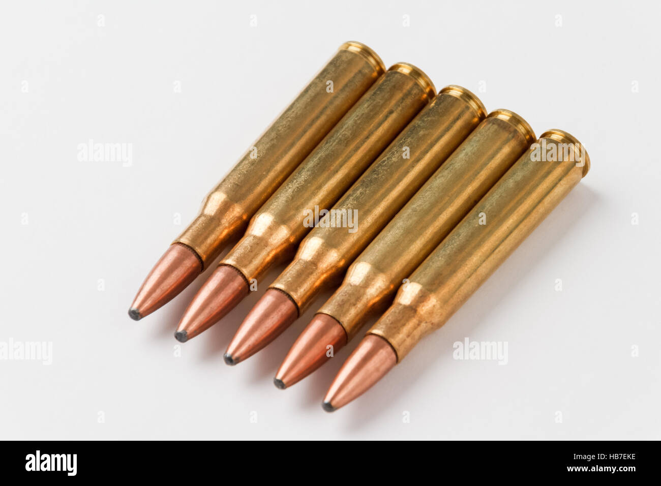 .30-06 fucile da caccia munizioni Foto Stock