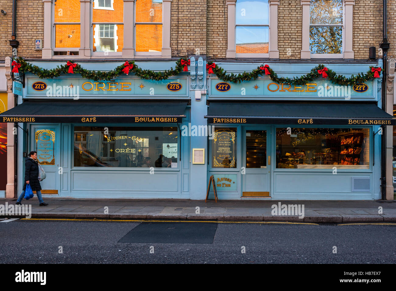 Oree cafe e il panificio, Fulham Road, Londra Foto Stock