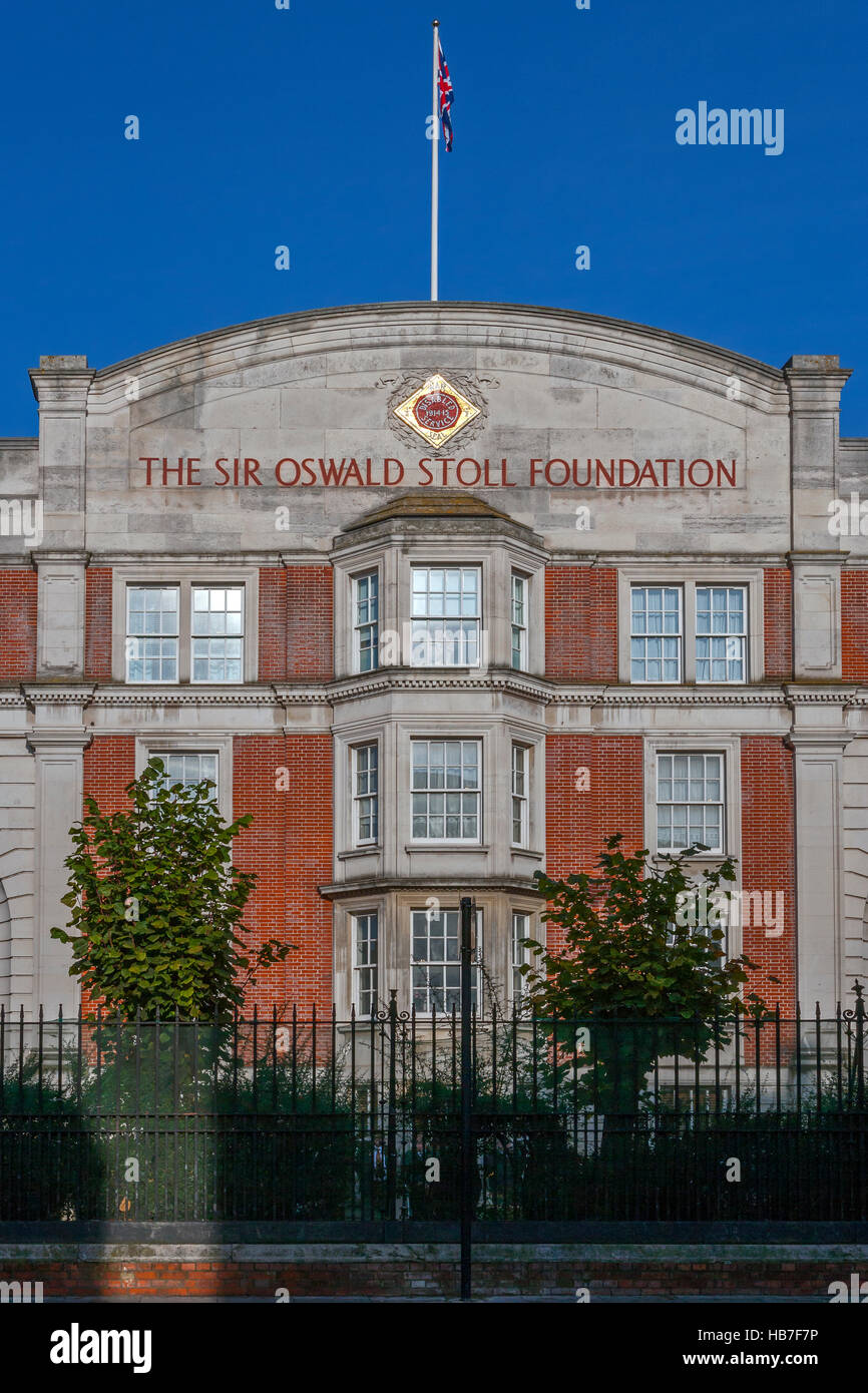 Sir Oswald Stoll Foundation, Fulham Road, Londra Foto Stock