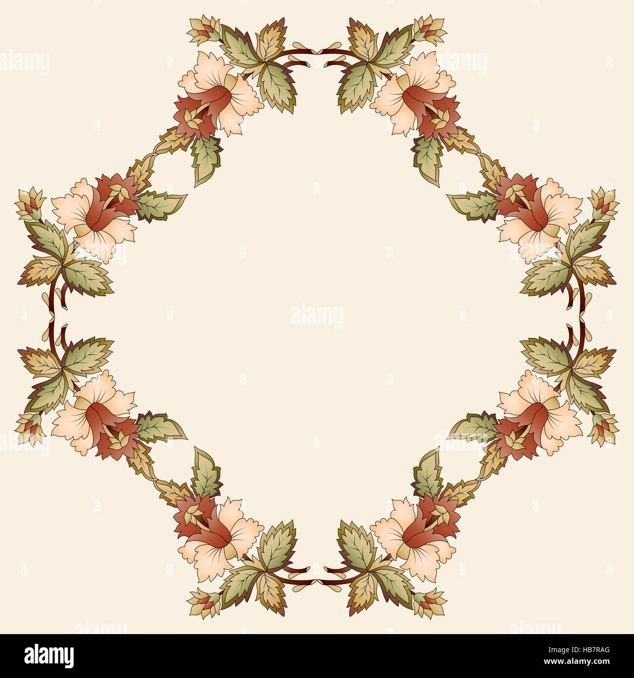 Motivi ottomano oriental design portfolio nove Foto Stock