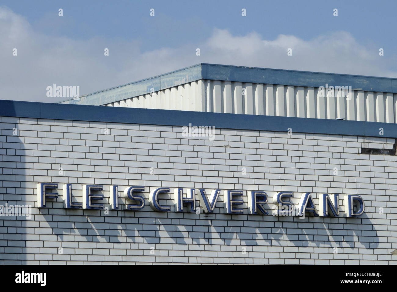 consegna di carne Foto Stock