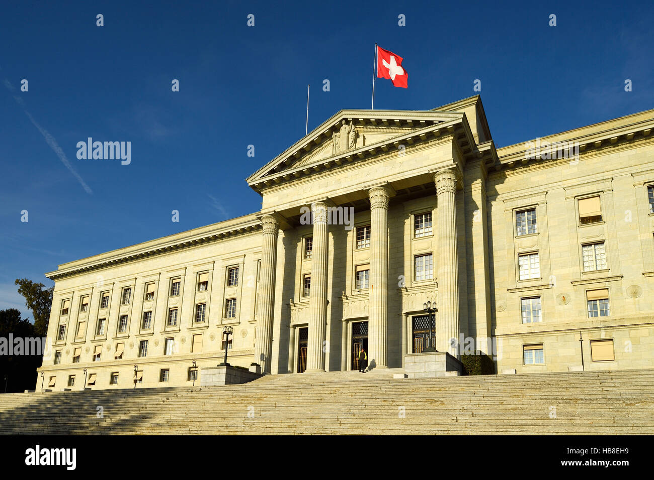 Corte suprema federale della Svizzera, Losanna, Canton Vaud, Svizzera Foto Stock