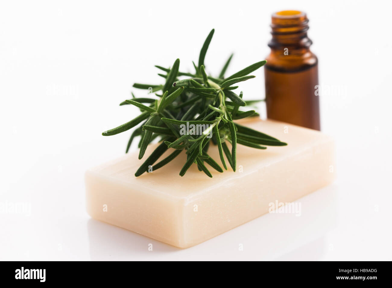 Rosmarino sapone artigianale Foto Stock