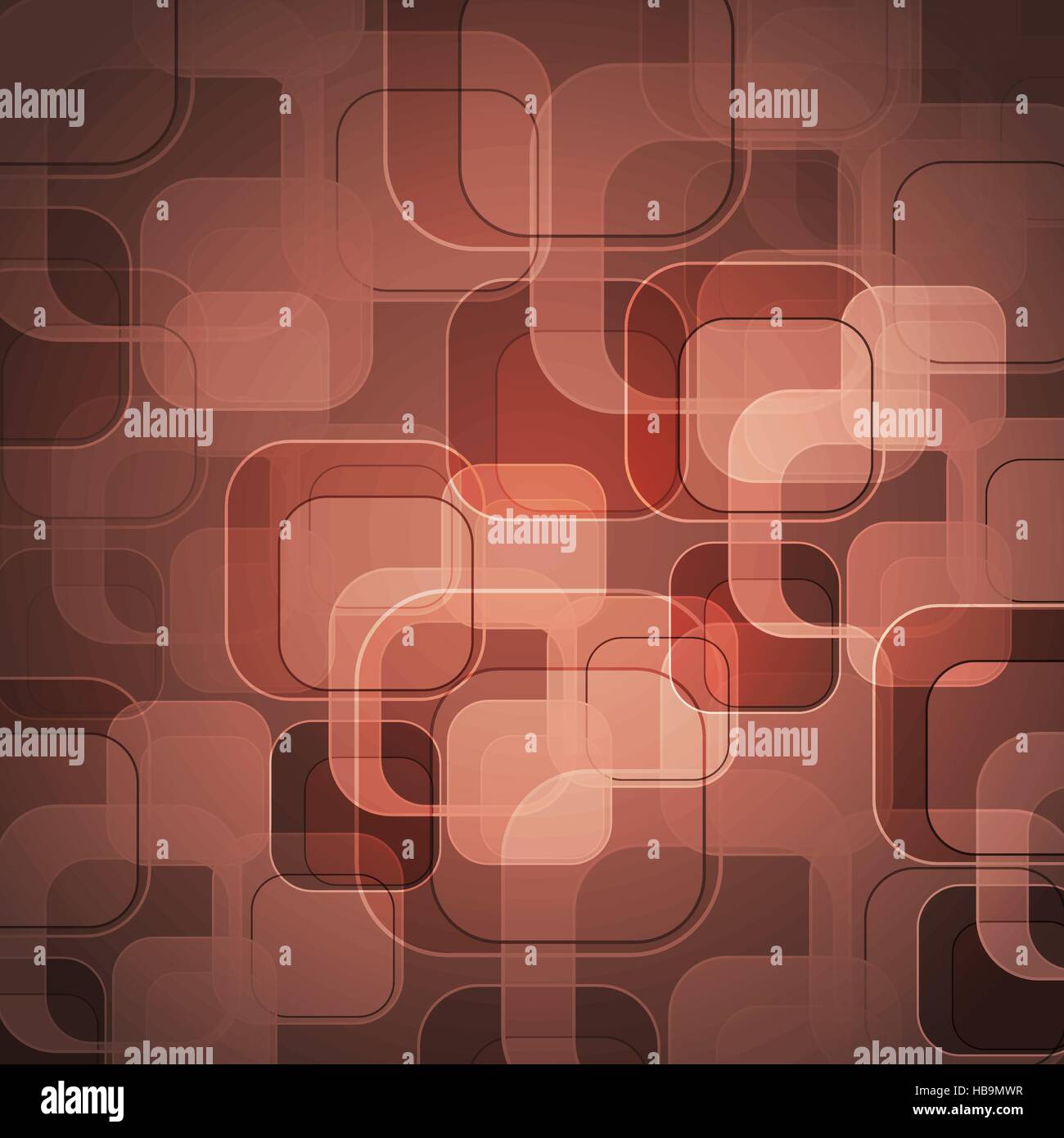 Abstract oro rosa con sfondo Rettangolo rotondo, vettore di stock Illustrazione Vettoriale