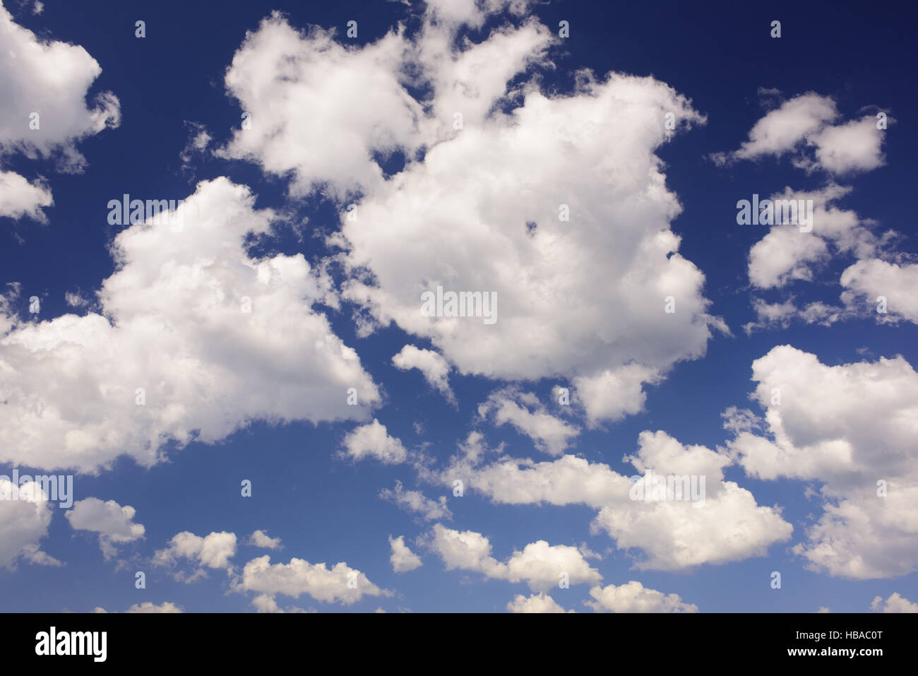 nubi sul cielo Foto Stock
