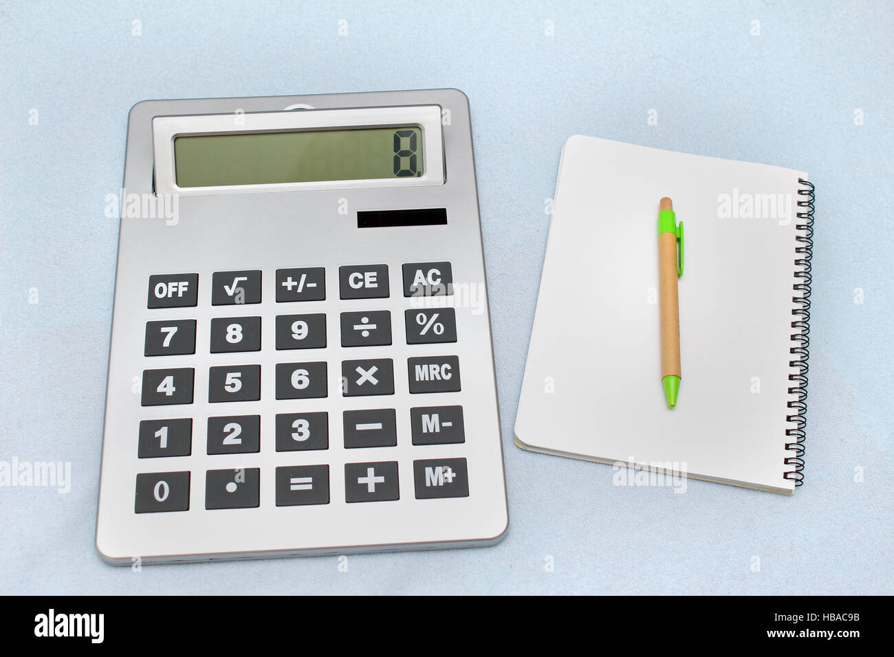 Taccuino in bianco Foto Stock