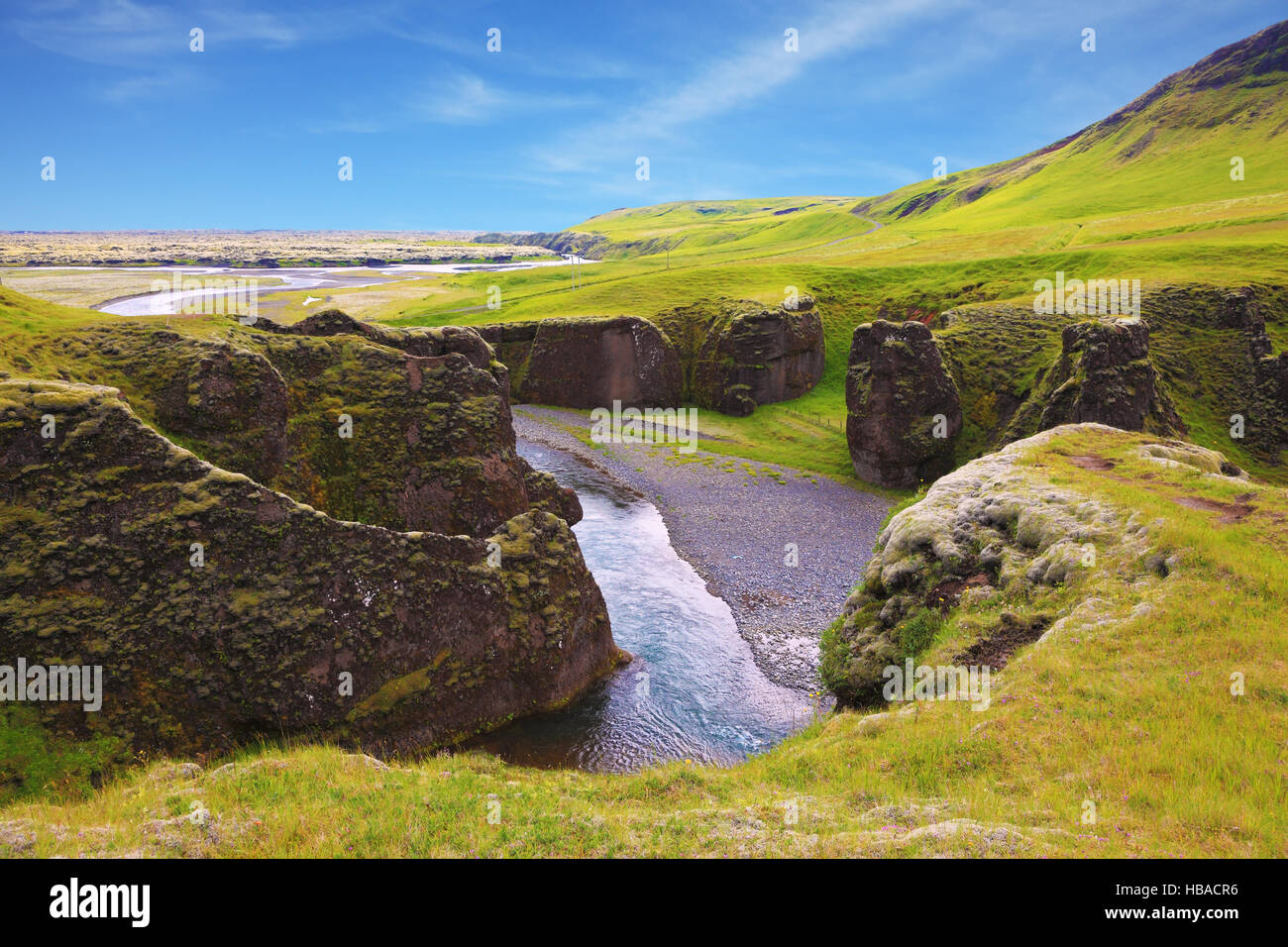 Neverland canyon Fyadrarglyufur Foto Stock