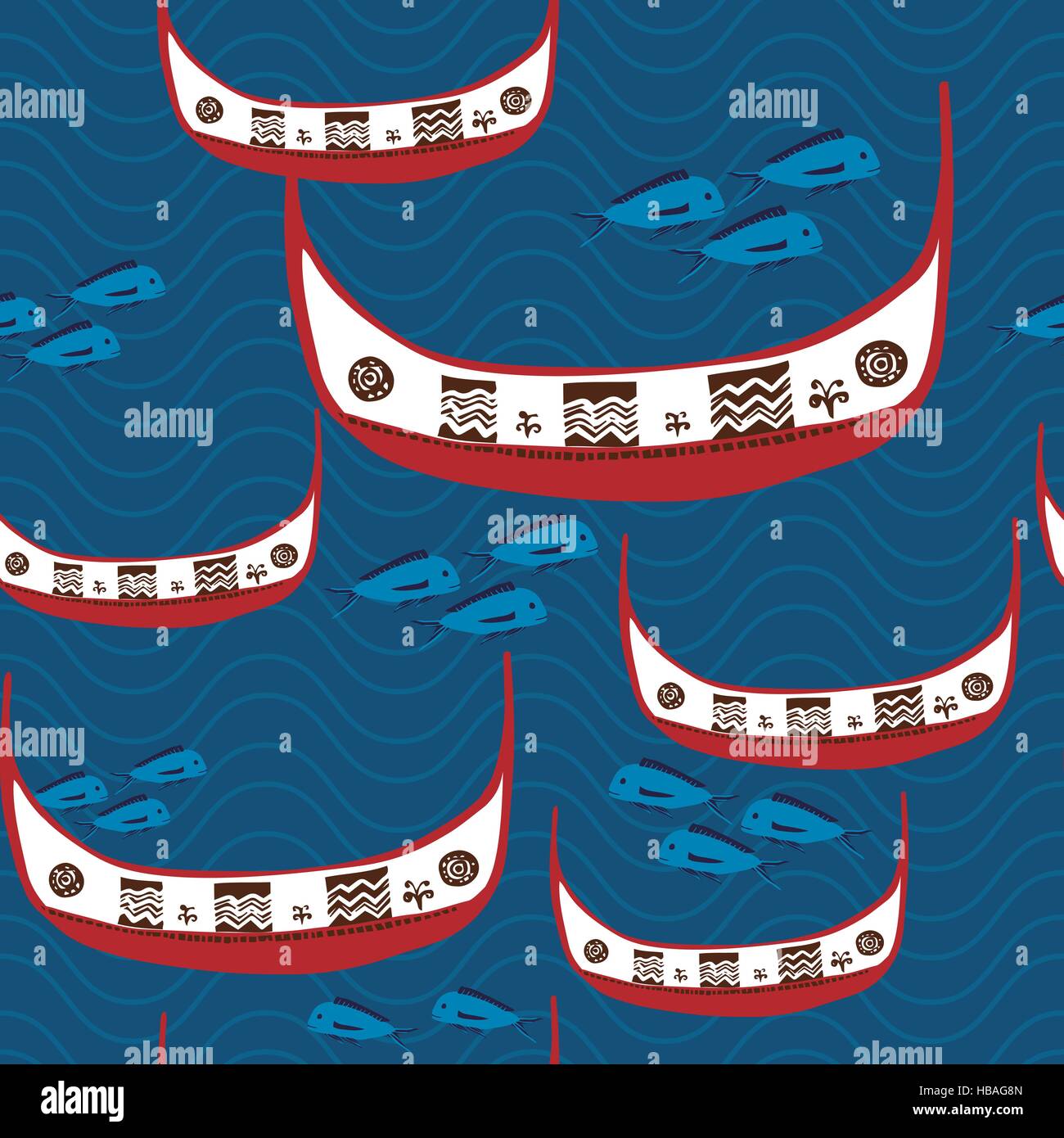 Flying Fish festival concetto: tradizionale barca da pesca di Taiwan aborigeni - Tao Illustrazione Vettoriale
