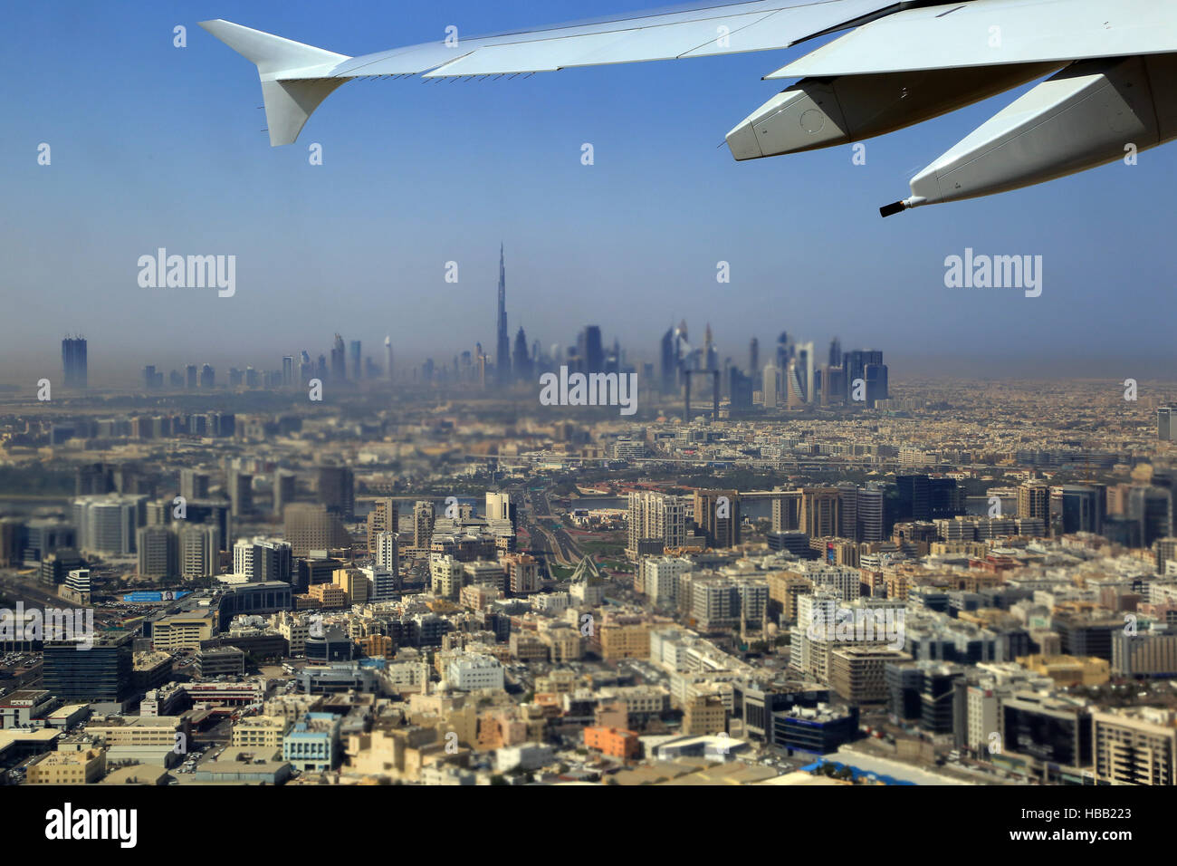 Dubai, decollo di un Airbus A380 Foto Stock