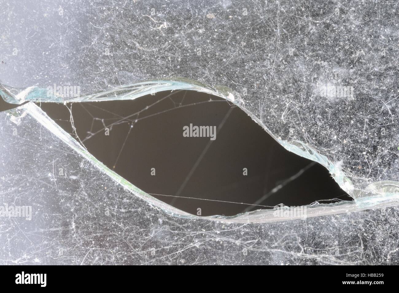 vecchio vetro Foto Stock