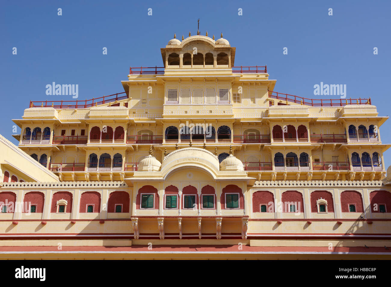 Inde, Rajasthan, Jaipur la ville rose, le City Palace. // India Rajasthan, Jaipur la città rosa, il palazzo della città. Foto Stock