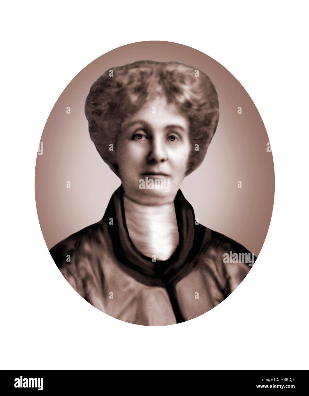 Emmeline Pankhurst, 1858-1928, suffragette Foto Stock