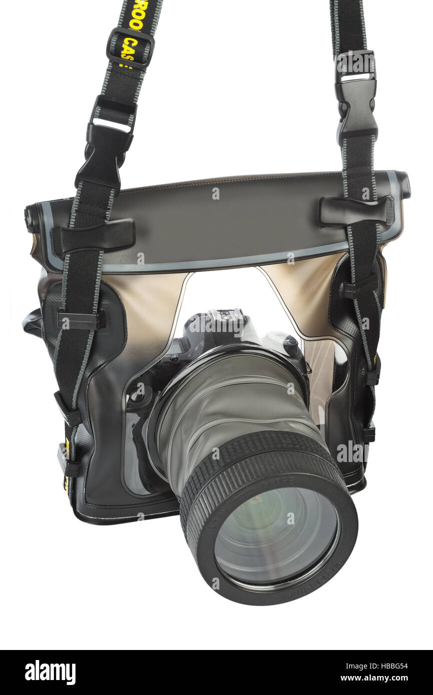 Telecamera in custodia impermeabile Foto Stock