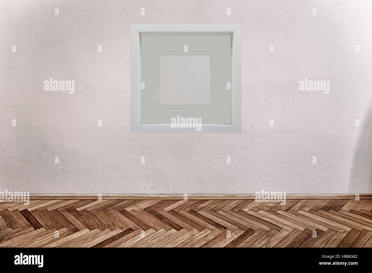 Photo frame sulla parete Foto Stock