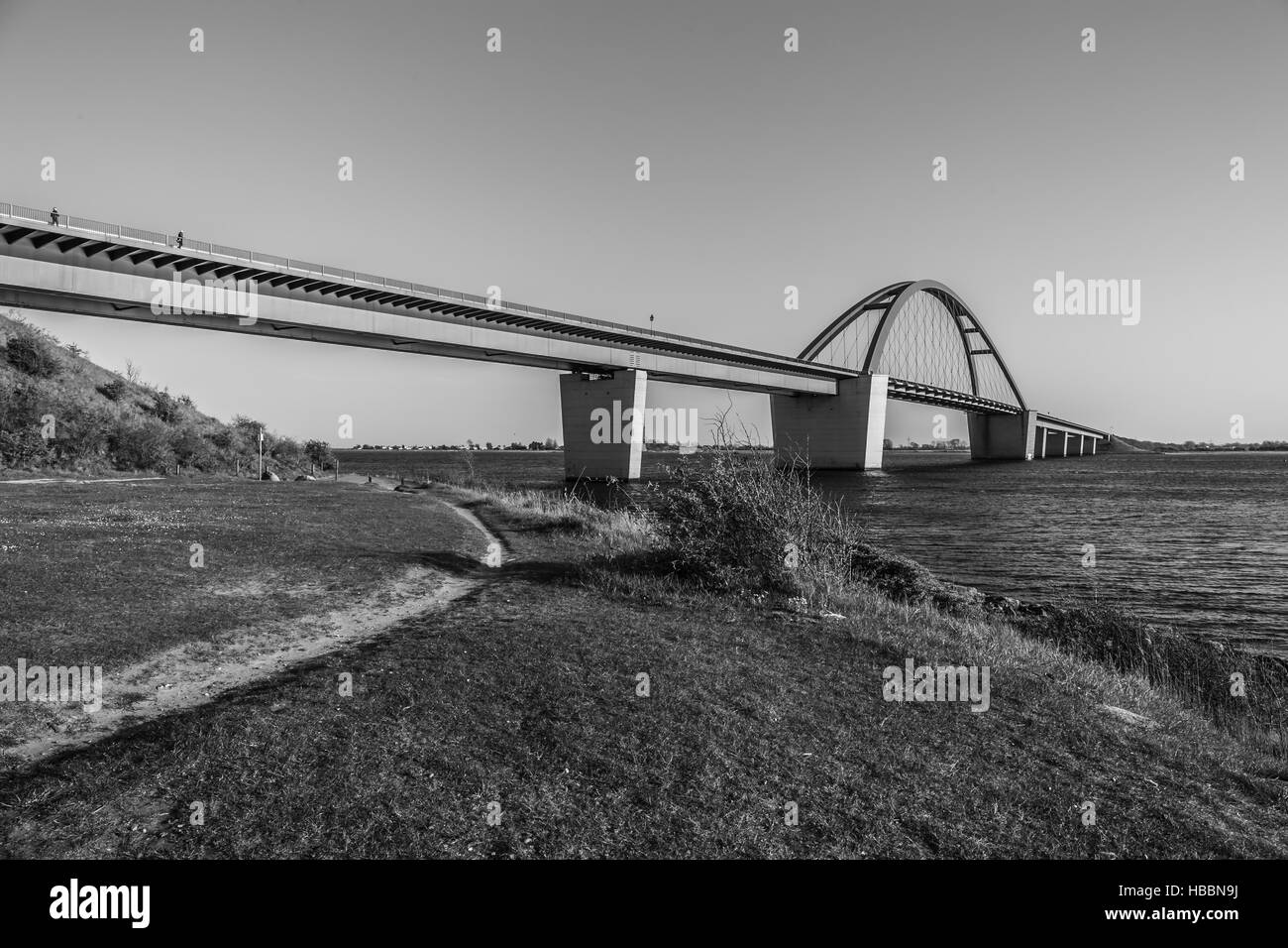 Ponte Fehmarnsund Foto Stock