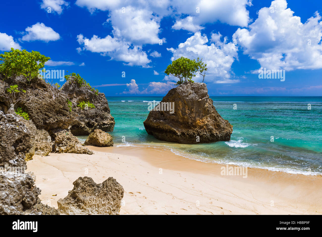Bingin Beach - Bali Indonesia Foto Stock