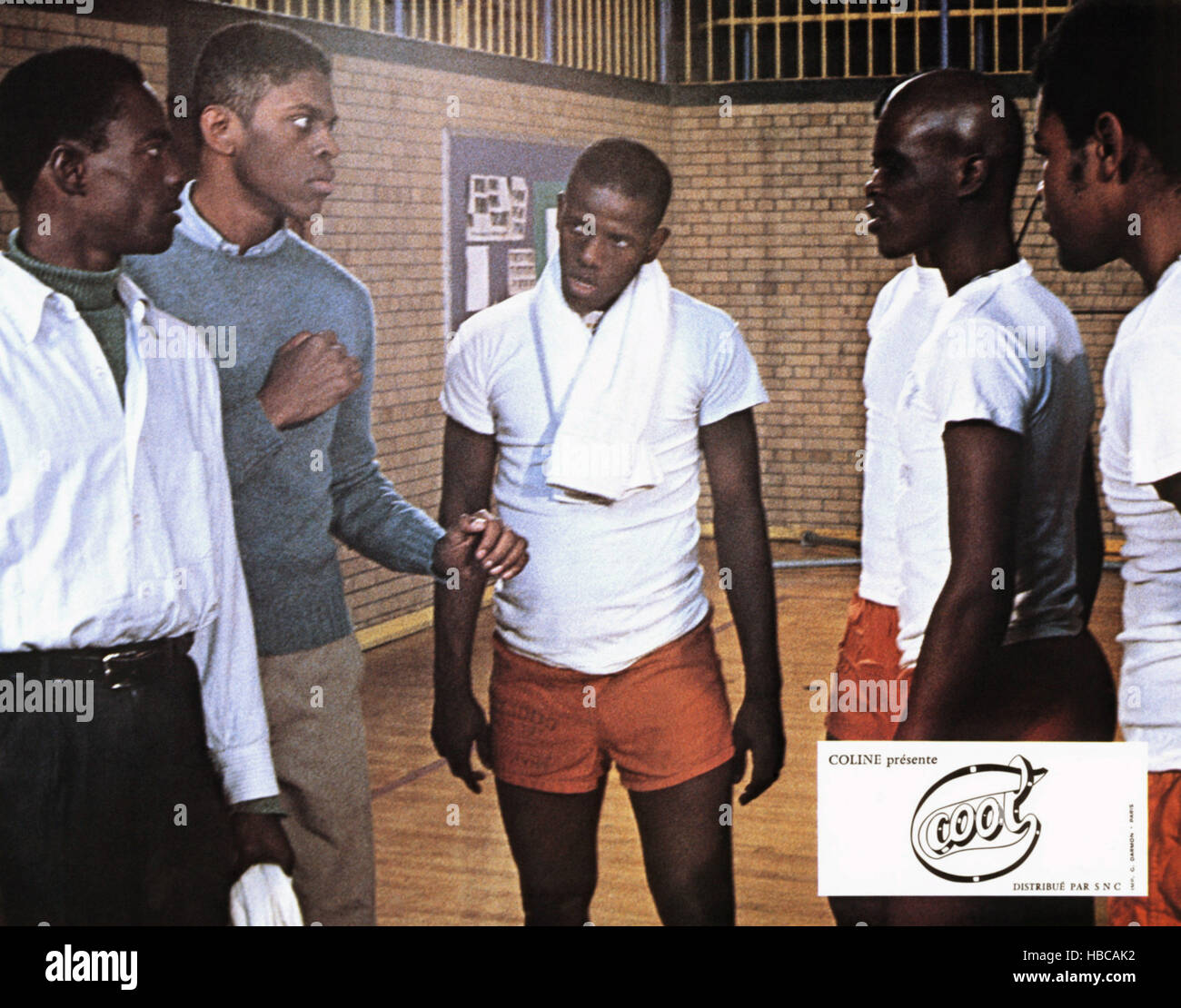 COOLEY ALTA, da sinistra: Glynn Turman, Lawrence Hilton-Jacobs, Corin Rogers (asciugamano attorno al collo), 1975 Foto Stock