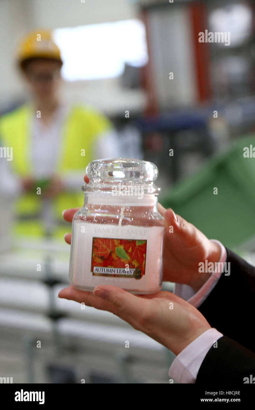 Havran, Repubblica Ceca. 06 Dic, 2016. Lancio di Yankee Candle's branch, la  sua prima produzione e impianto di distribuzione al di fuori degli Stati  Uniti a Giuseppe strategica zona industriale nei pressi