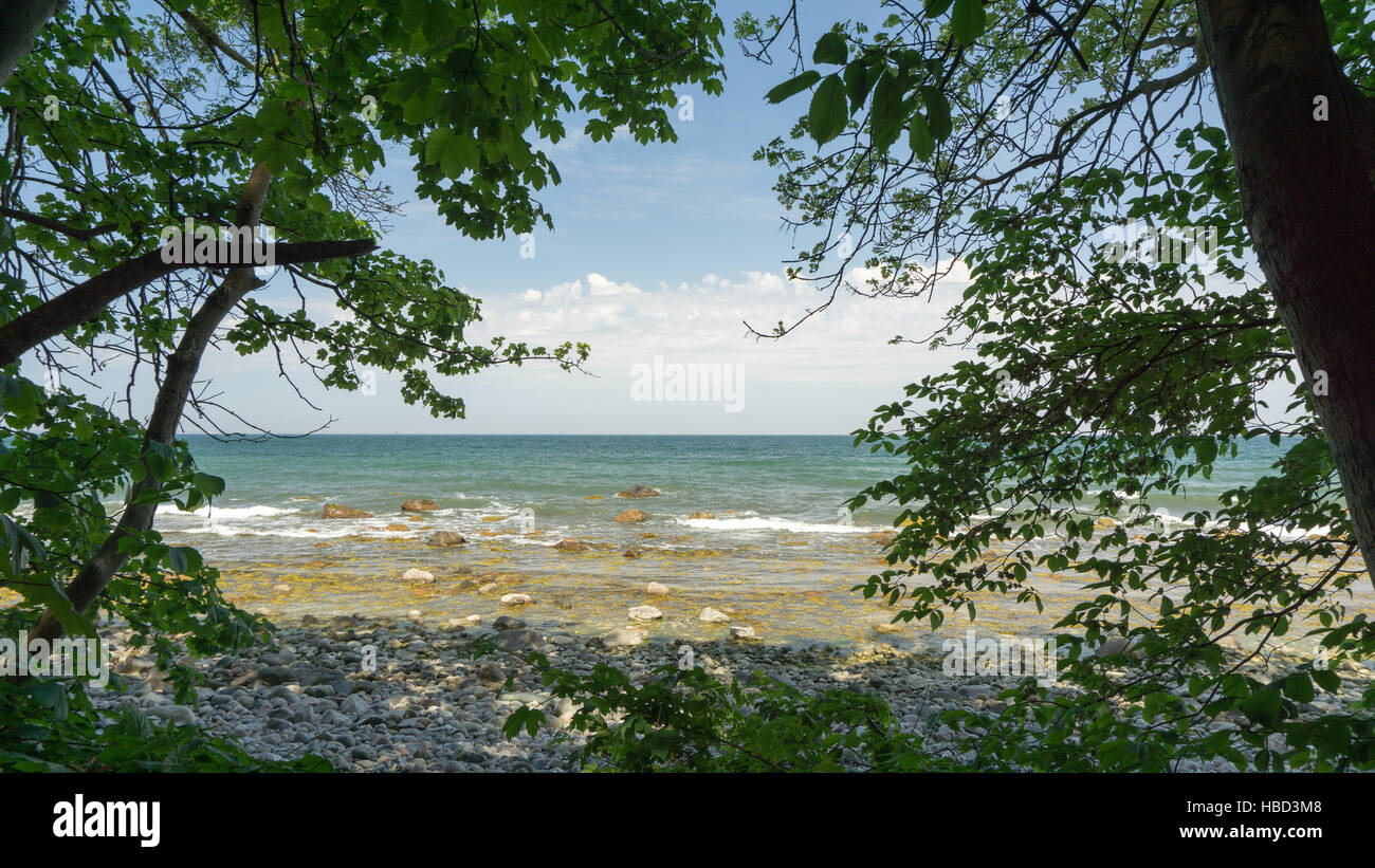 vista al mare Foto Stock