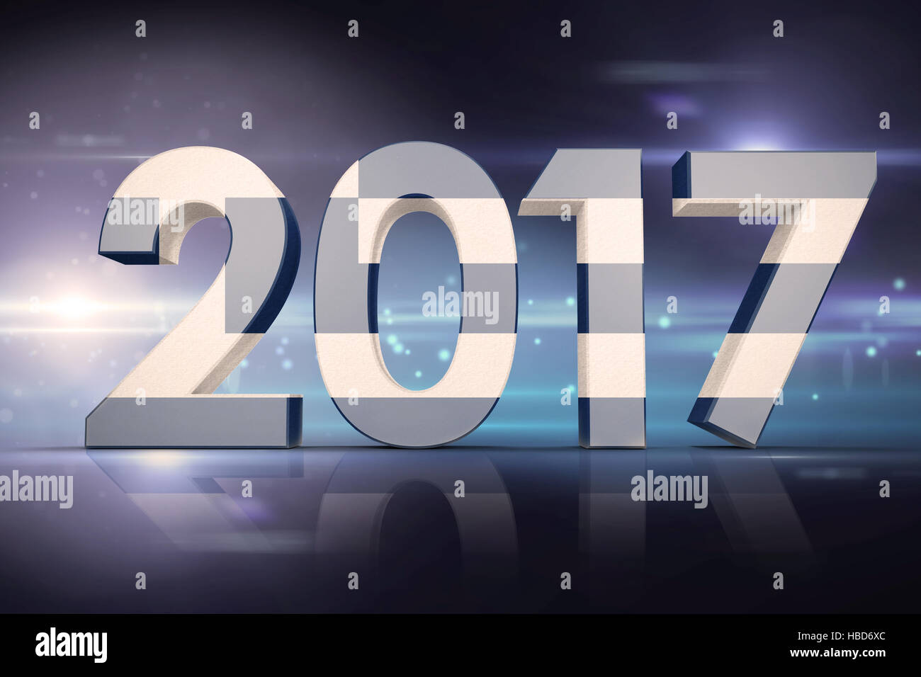 Immagine composita della Grecia bandiera nazionale Foto Stock