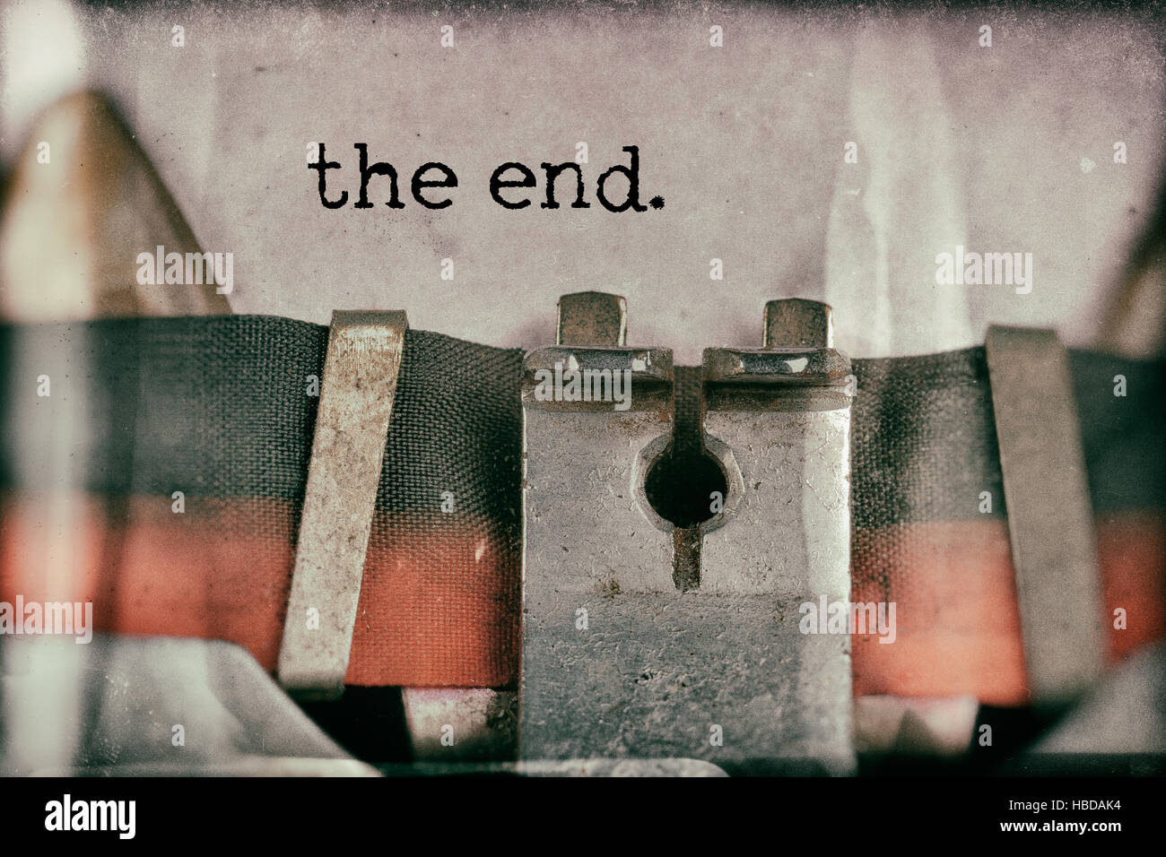 Vecchia macchina da scrivere Foto Stock